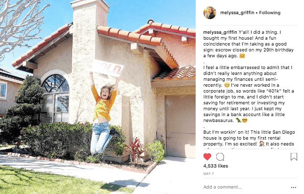 instagram engagement melyssa griffin post